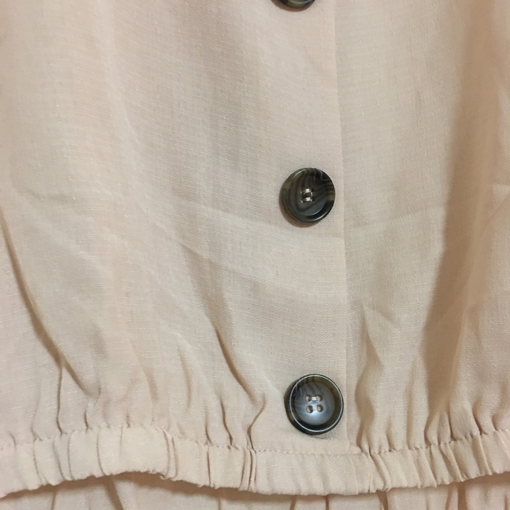 Beige Button Top - Picture 4 of 4